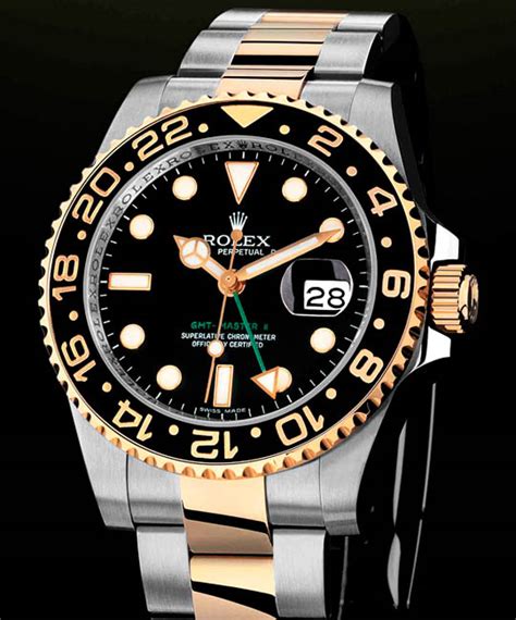 rolex gmt acciaio oro ghiera ceramica|Rolex GMT.